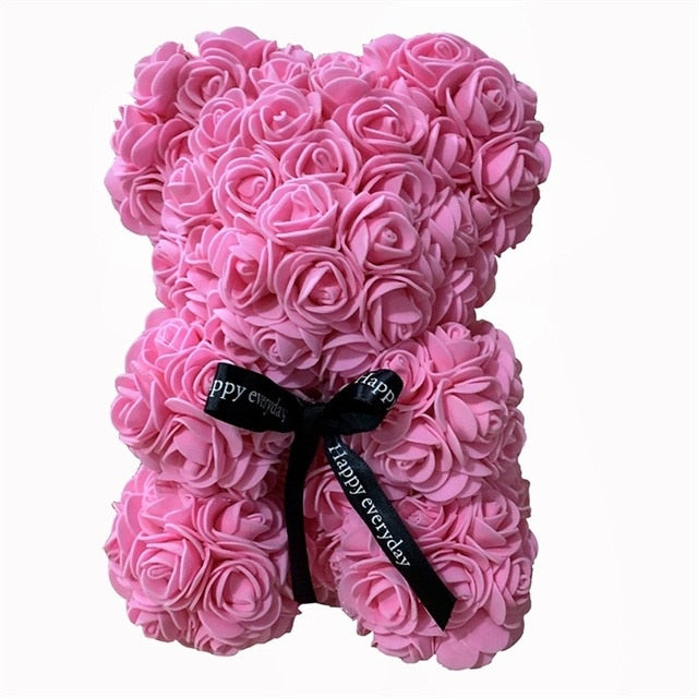 Rose Bear - Foam Teddy Bear