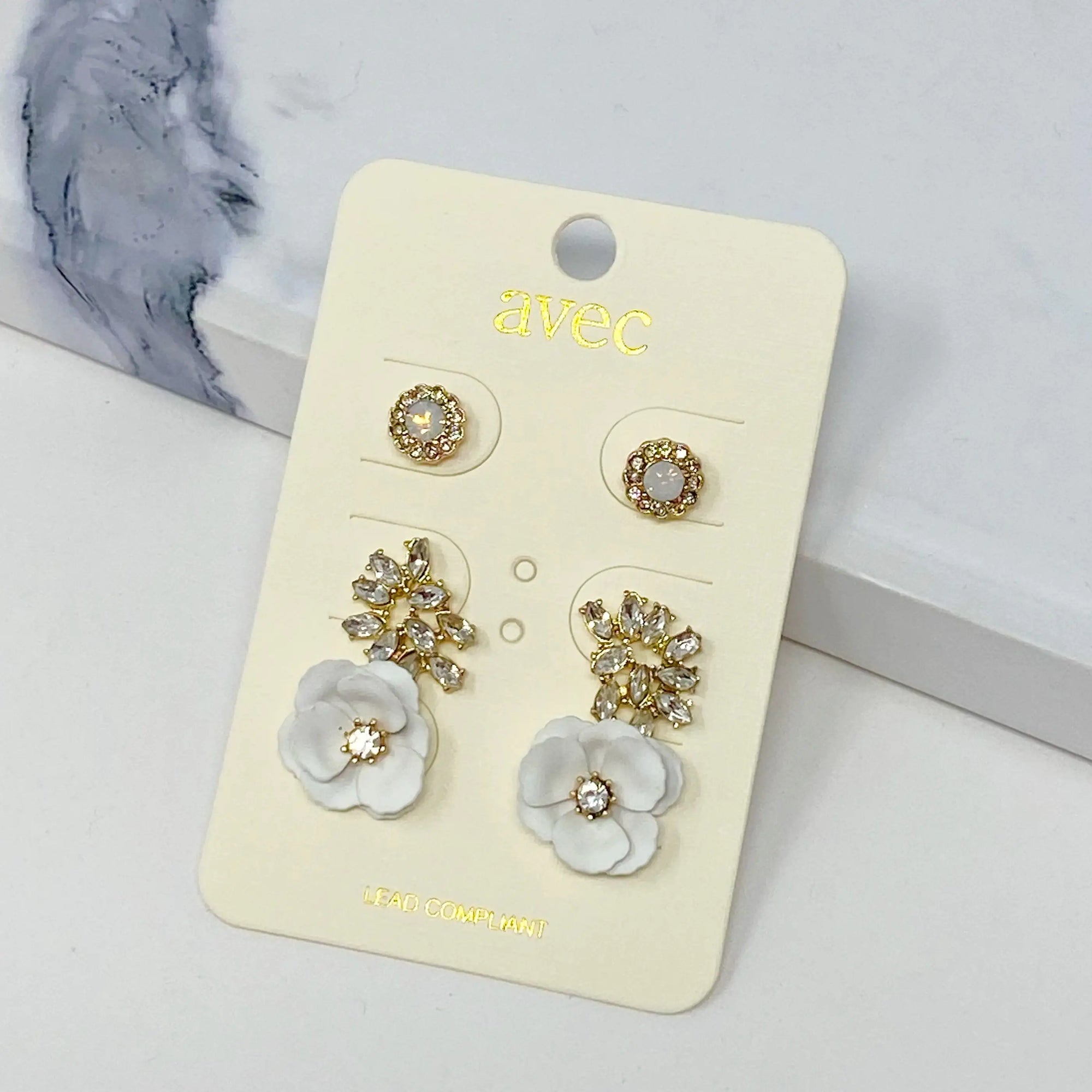 Jewel And Bloom Earring Set