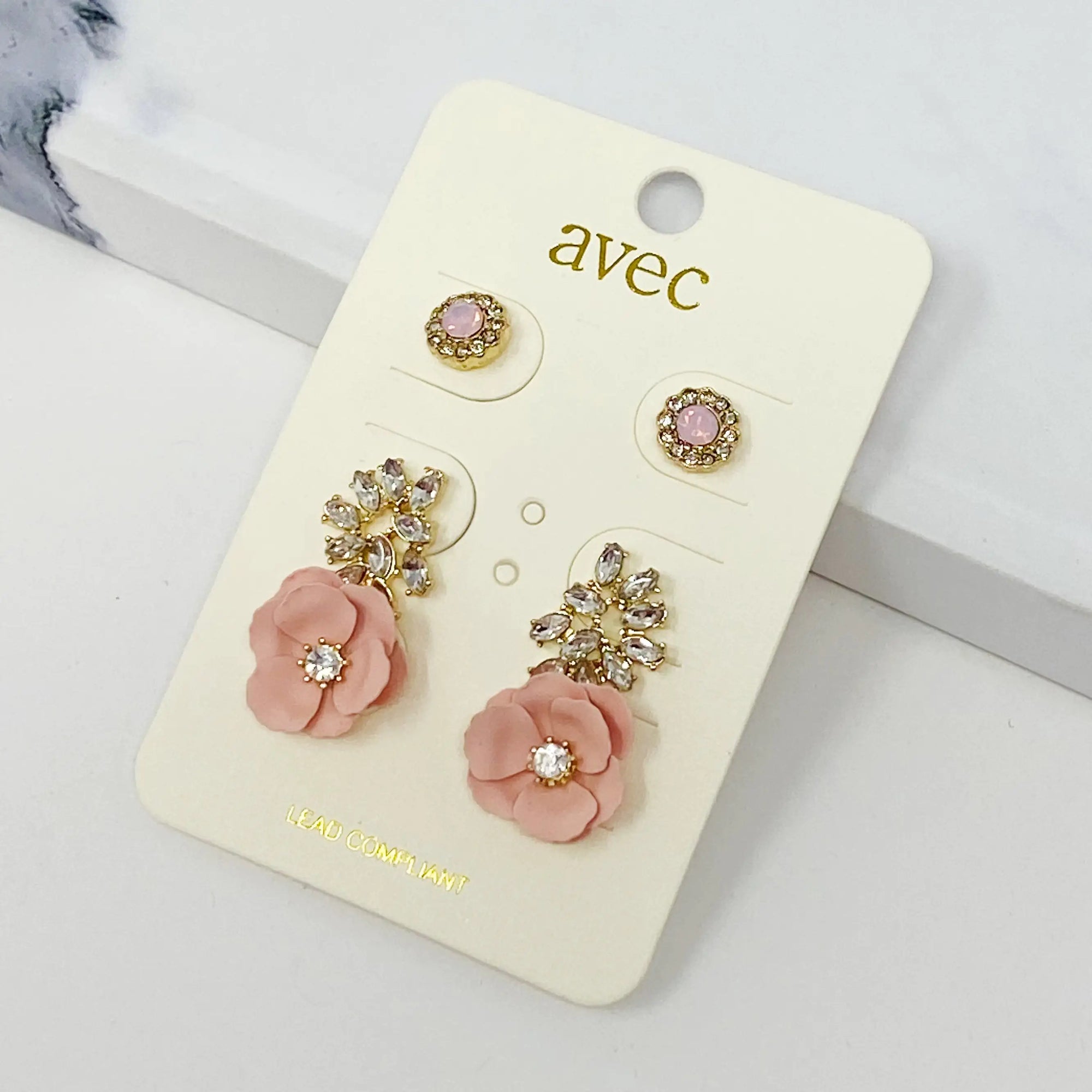 Jewel And Bloom Earring Set
