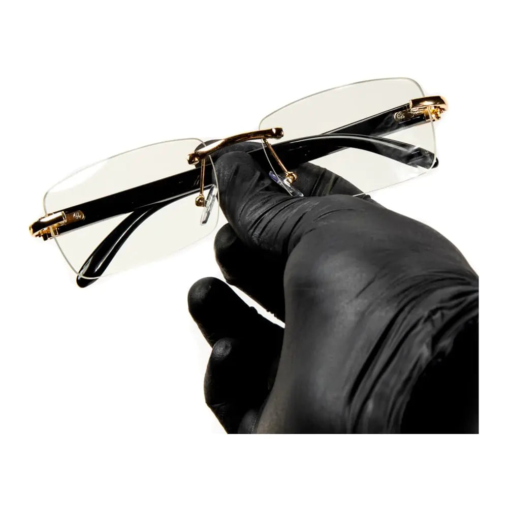 Retro Rimless Gold Frame Hip-Hop Sunglasses