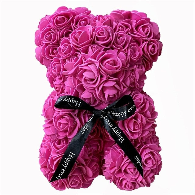 Rose Bear - Foam Teddy Bear