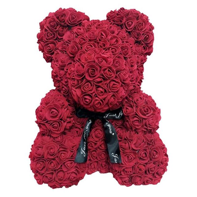 Rose Bear - Foam Teddy Bear