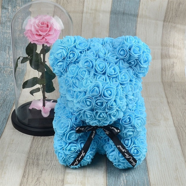 Rose Bear - Foam Teddy Bear