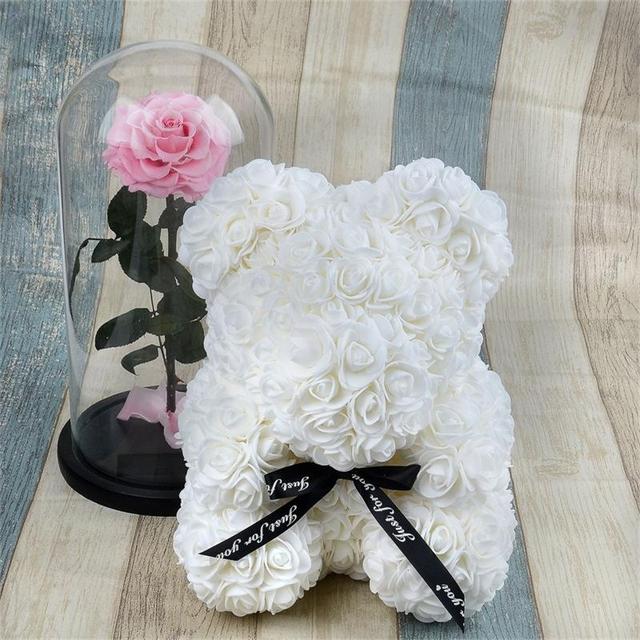 Rose Bear - Foam Teddy Bear